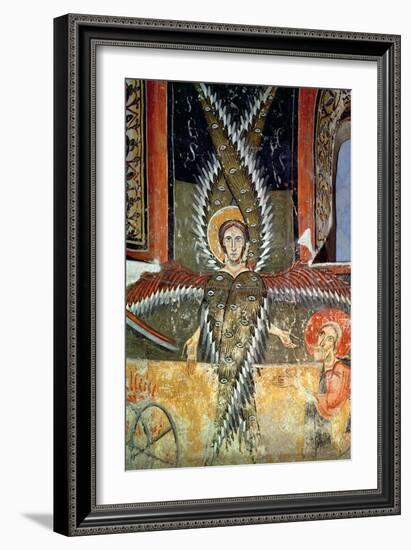 Seraphim Purifying the Lips of Isaiah, Catalan School--Framed Giclee Print