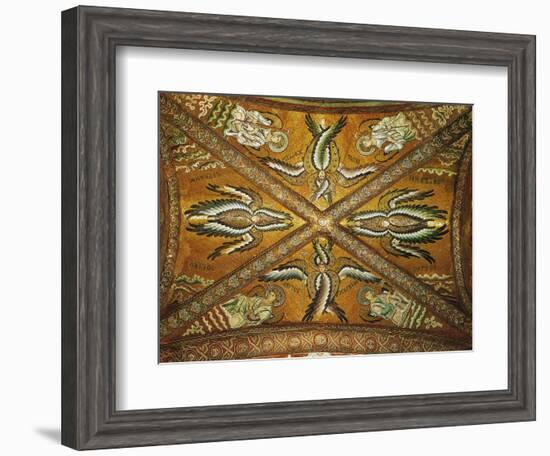 Seraphs and Angels. Mosaic of the Presbytery-null-Framed Giclee Print