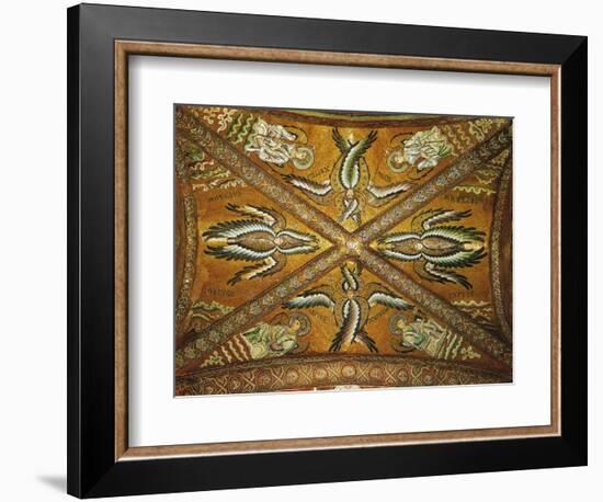 Seraphs and Angels. Mosaic of the Presbytery-null-Framed Giclee Print