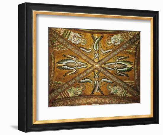 Seraphs and Angels. Mosaic of the Presbytery-null-Framed Giclee Print