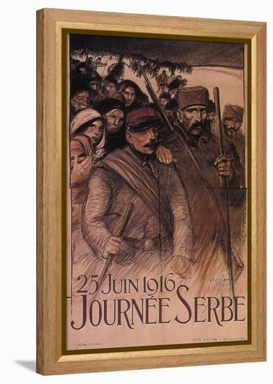 Serbia Day, 1916-Théophile Alexandre Steinlen-Framed Premier Image Canvas