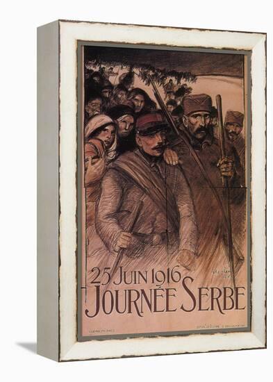 Serbia Day, 1916-Théophile Alexandre Steinlen-Framed Premier Image Canvas