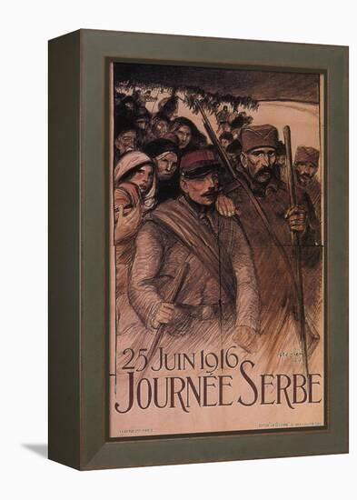 Serbia Day, 1916-Théophile Alexandre Steinlen-Framed Premier Image Canvas