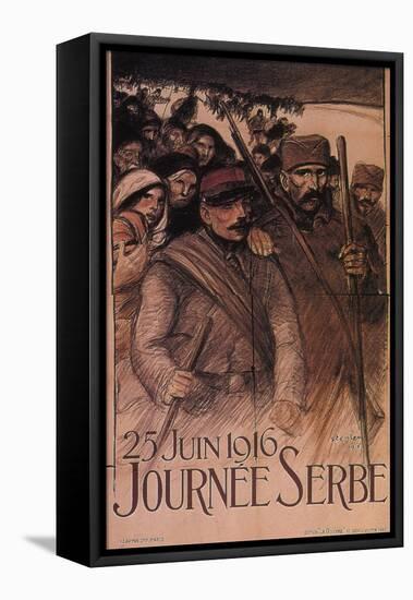 Serbia Day, 1916-Théophile Alexandre Steinlen-Framed Premier Image Canvas