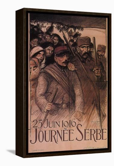 Serbia Day, 1916-Théophile Alexandre Steinlen-Framed Premier Image Canvas