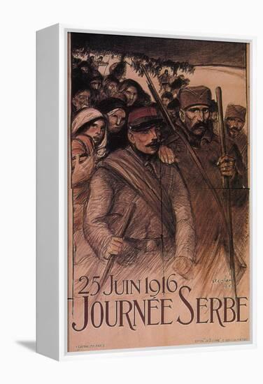 Serbia Day, 1916-Théophile Alexandre Steinlen-Framed Premier Image Canvas