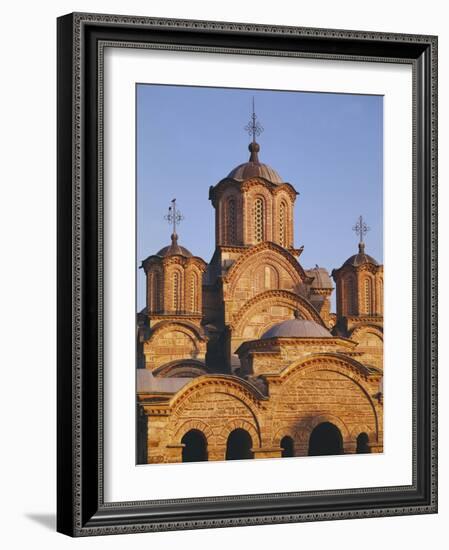 Serbia, Pristina, Cloister Church Gracianica, Evening Sun-Thonig-Framed Photographic Print