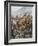 Serbian Army with their King Peter Moving Towards Durazzo-Tancredi Scarpelli-Framed Giclee Print