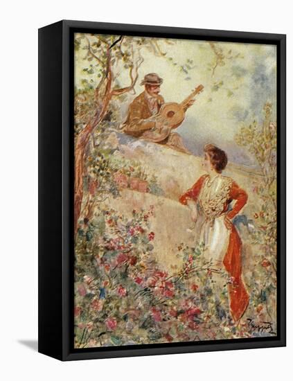 Serenade, Illustration-Pietro Scoppetta-Framed Premier Image Canvas