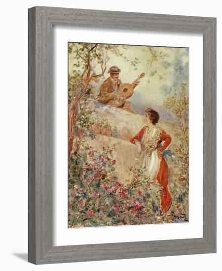 Serenade, Illustration-Pietro Scoppetta-Framed Giclee Print