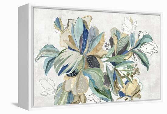 Serenade of Exotic Blooms-Asia Jensen-Framed Stretched Canvas