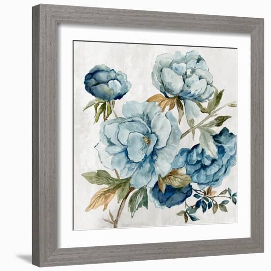 Serenade of the Blue Peony-Asia Jensen-Framed Art Print