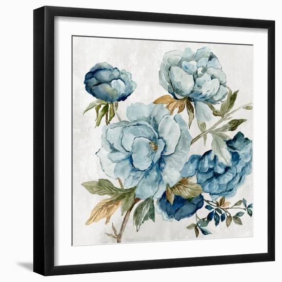 Serenade of the Blue Peony-Asia Jensen-Framed Art Print