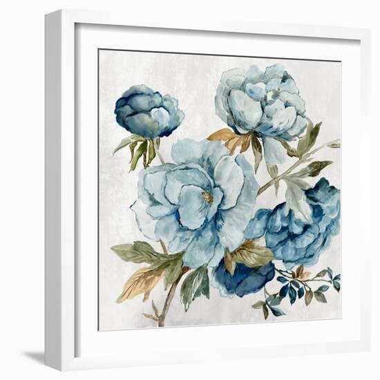 Serenade of the Blue Peony-Asia Jensen-Framed Art Print