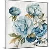 Serenade of the Blue Peony-Asia Jensen-Mounted Art Print