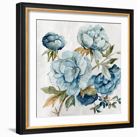 Serenade of the Blue Peony-Asia Jensen-Framed Art Print