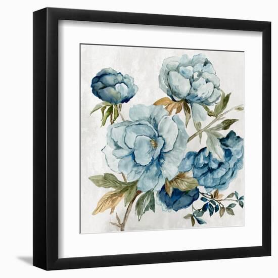 Serenade of the Blue Peony-Asia Jensen-Framed Art Print