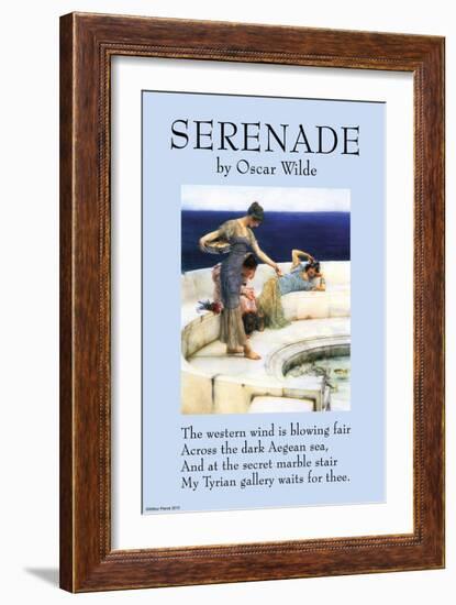 Serenade-null-Framed Art Print