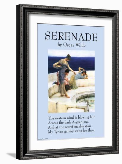 Serenade-null-Framed Art Print