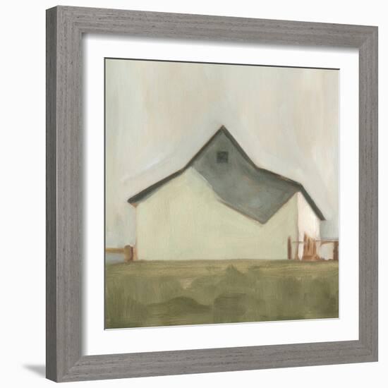 Serene Barn V-Emma Scarvey-Framed Art Print