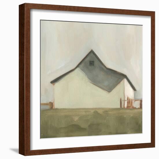 Serene Barn V-Emma Scarvey-Framed Art Print