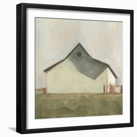 Serene Barn V-Emma Scarvey-Framed Art Print