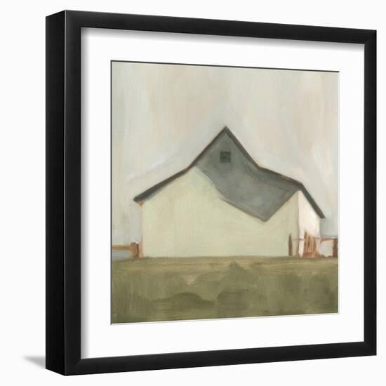 Serene Barn V-Emma Scarvey-Framed Art Print