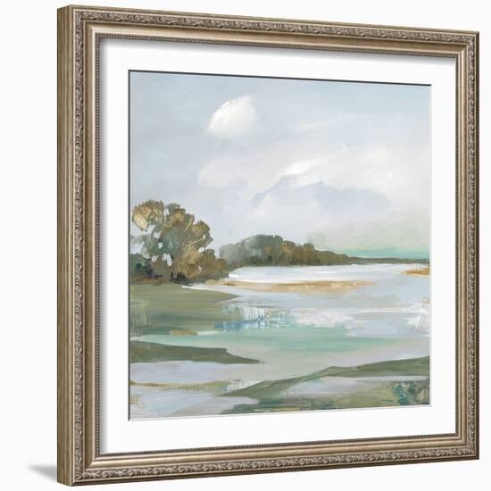 Serene Blue I-null-Framed Art Print