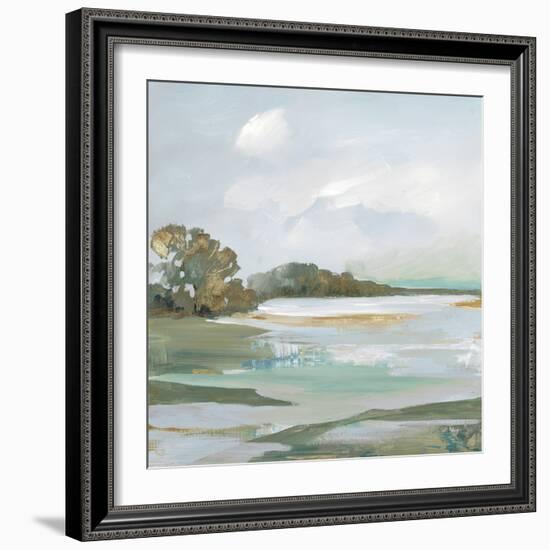 Serene Blue I-null-Framed Art Print