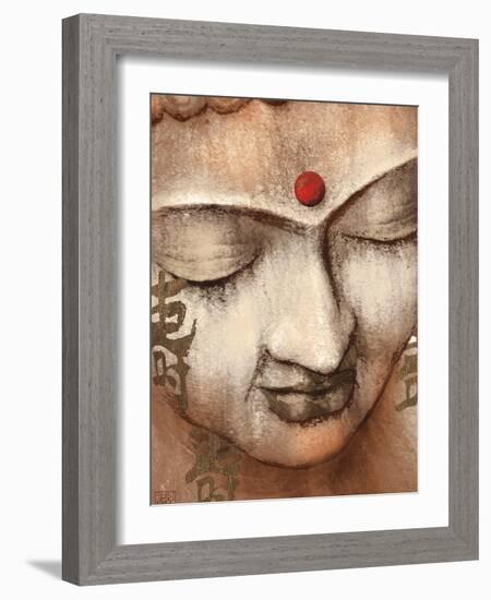 Serene Buddha-Raspin Stuwart-Framed Art Print