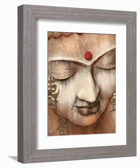 Serene Buddha-Raspin Stuwart-Framed Art Print