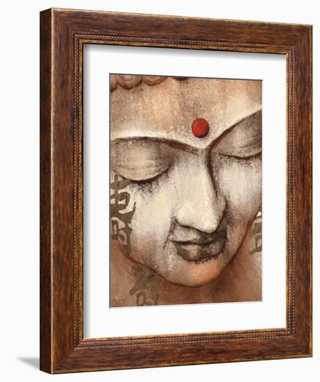 Serene Buddha-Raspin Stuwart-Framed Art Print