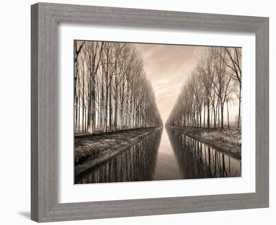 Serene Canal-null-Framed Art Print