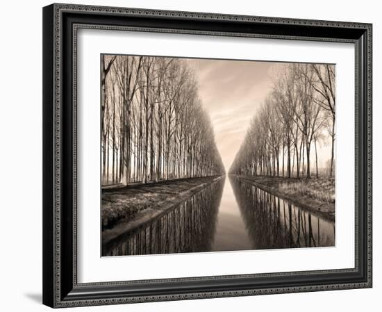 Serene Canal-null-Framed Art Print