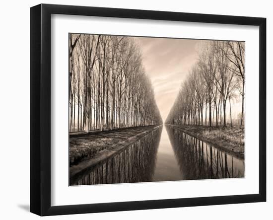 Serene Canal-null-Framed Art Print