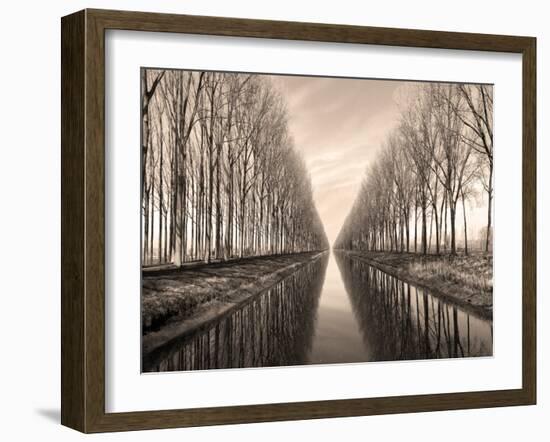 Serene Canal-null-Framed Art Print