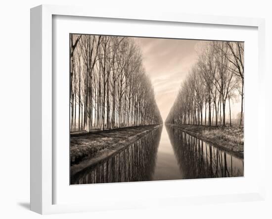 Serene Canal-null-Framed Art Print