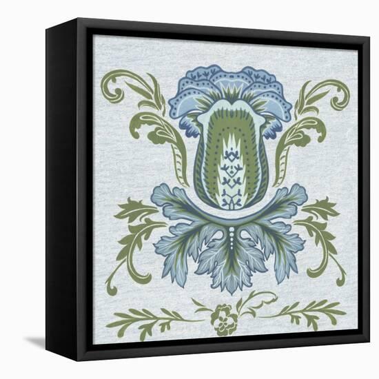 Serene Chintz III-Melissa Wang-Framed Stretched Canvas