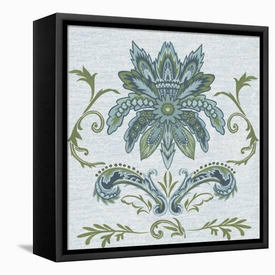 Serene Chintz IV-Melissa Wang-Framed Stretched Canvas