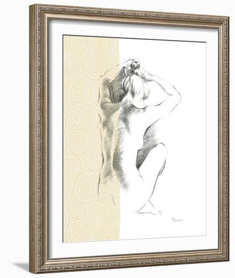 Serene Figure II-Deborah Pearce-Framed Giclee Print