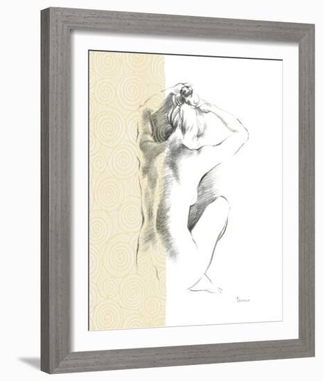 Serene Figure II-Deborah Pearce-Framed Giclee Print
