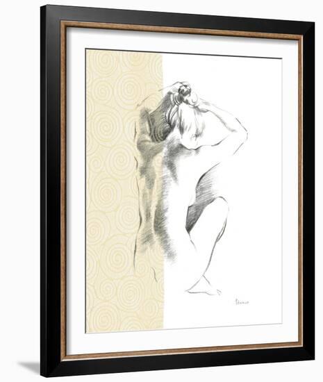 Serene Figure II-Deborah Pearce-Framed Giclee Print