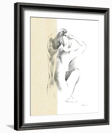 Serene Figure II-Deborah Pearce-Framed Giclee Print