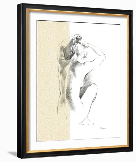 Serene Figure II-Deborah Pearce-Framed Giclee Print