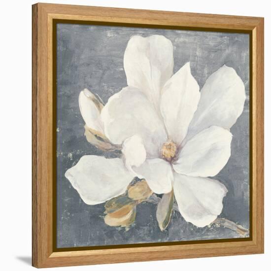 Serene Magnolia Gray-Julia Purinton-Framed Premier Image Canvas