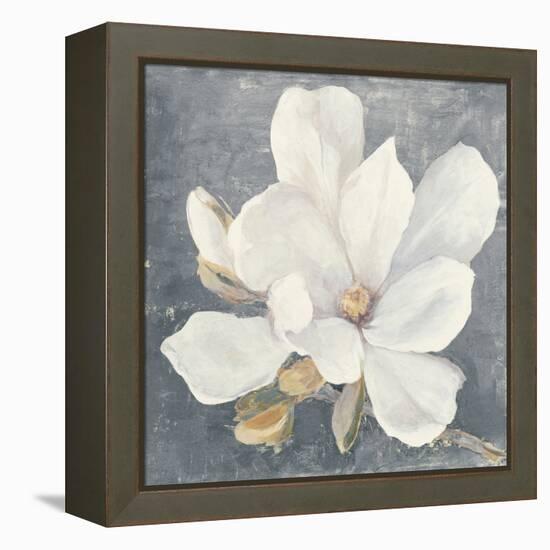 Serene Magnolia Gray-Julia Purinton-Framed Premier Image Canvas