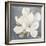 Serene Magnolia Gray-Julia Purinton-Framed Art Print