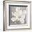 Serene Magnolia Light Gray-Julia Purinton-Framed Art Print