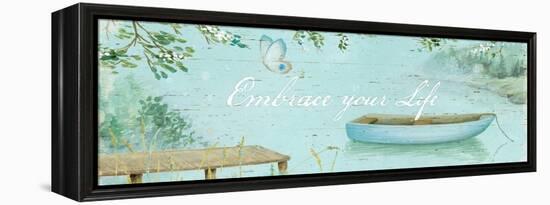 Serene Moments V-Daphne Brissonnet-Framed Stretched Canvas