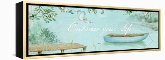 Serene Moments V-Daphne Brissonnet-Framed Stretched Canvas